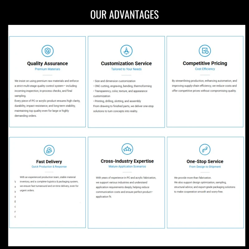 our advantages