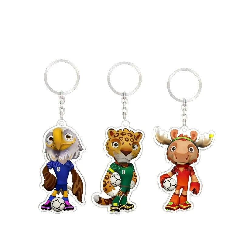 Acrylic Keychain Pendant of 2026 World Cup Mascot