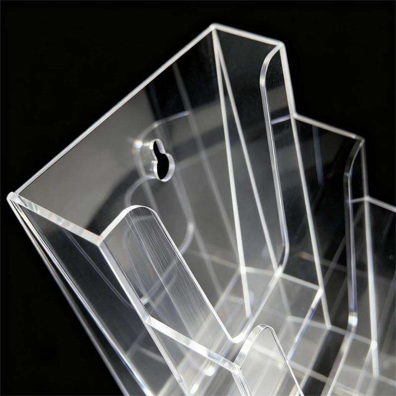 Acrylic Multi-Tier Brochure Display Stand