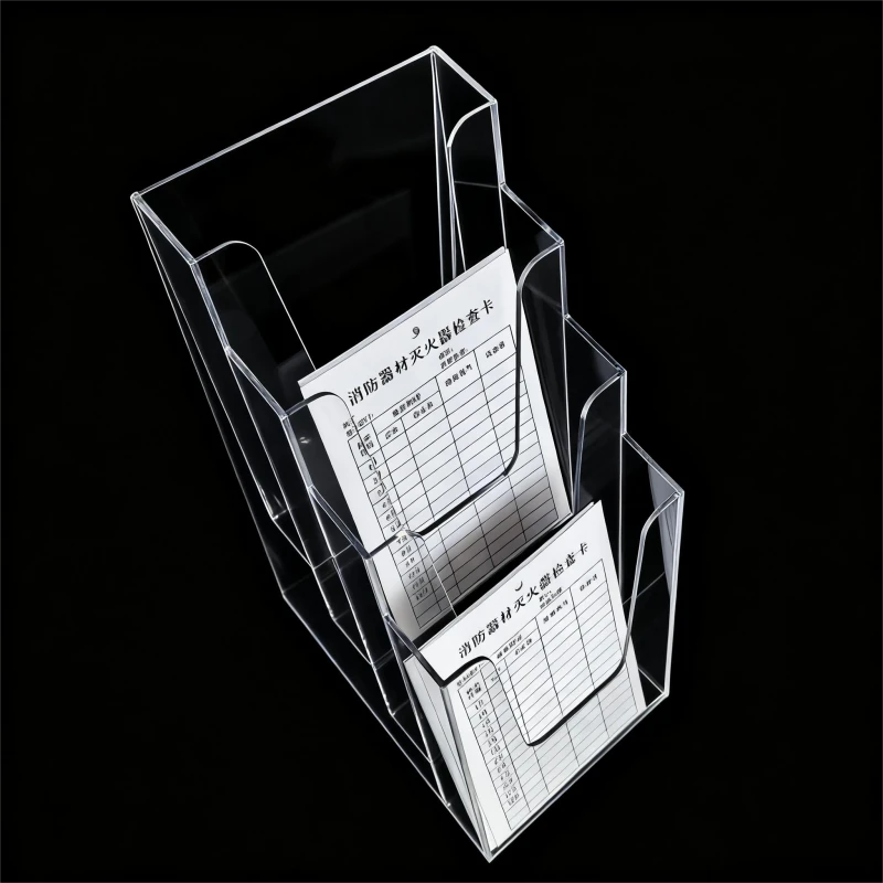 Acrylic Multi-Tier Brochure Display Stand