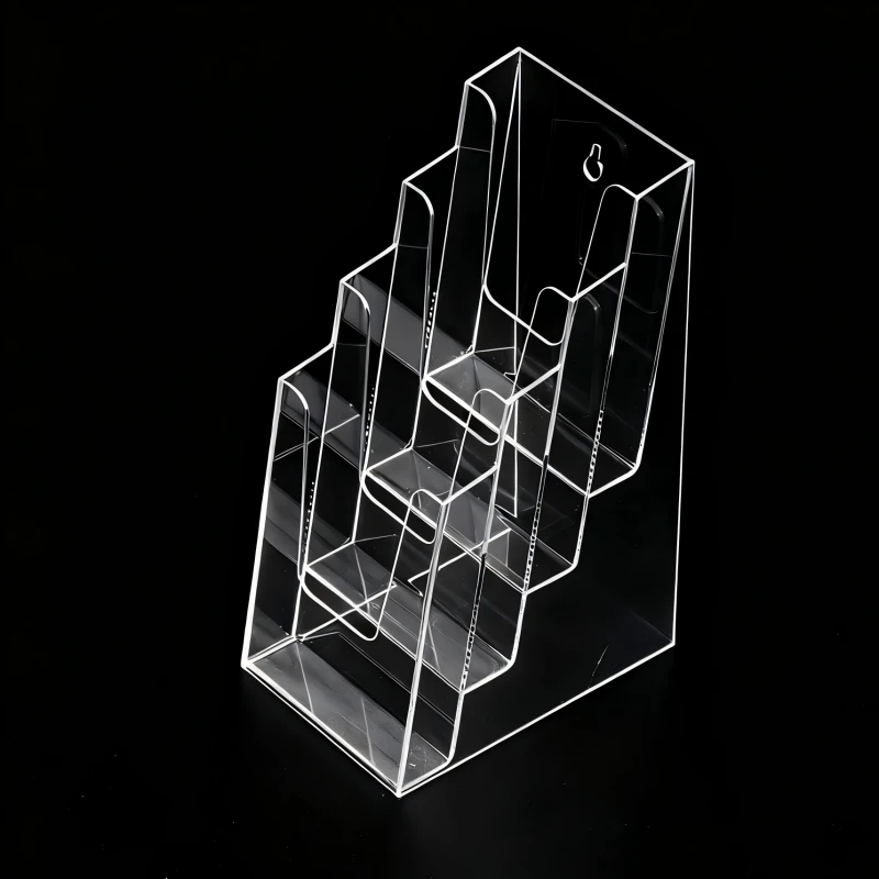 Acrylic Multi-Tier Brochure Display Stand