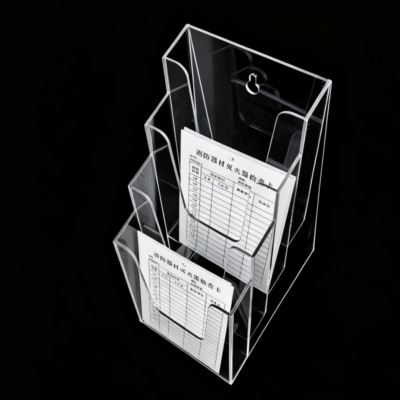 Acrylic Multi-Tier Brochure Display Stand