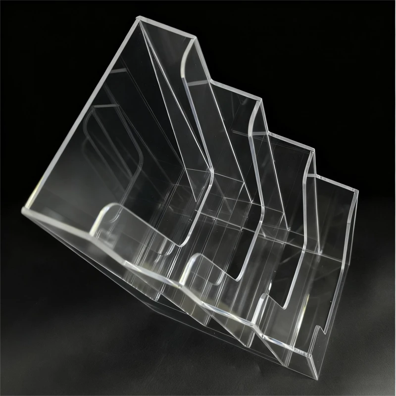 Acrylic Multi-Tier Brochure Display Stand