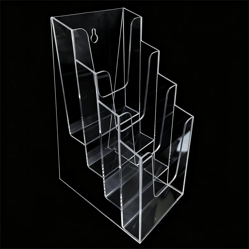 Acrylic Multi-Tier Brochure Display Stand