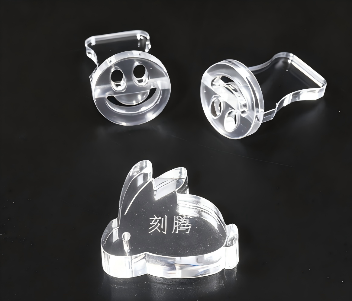 Clear Acrylic Art Ornaments