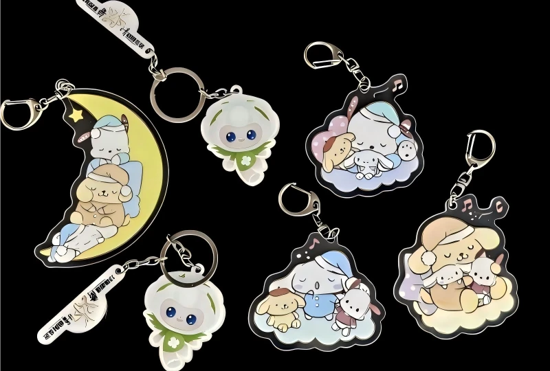 Bespoke Shape & Pattern Acrylic Keychains