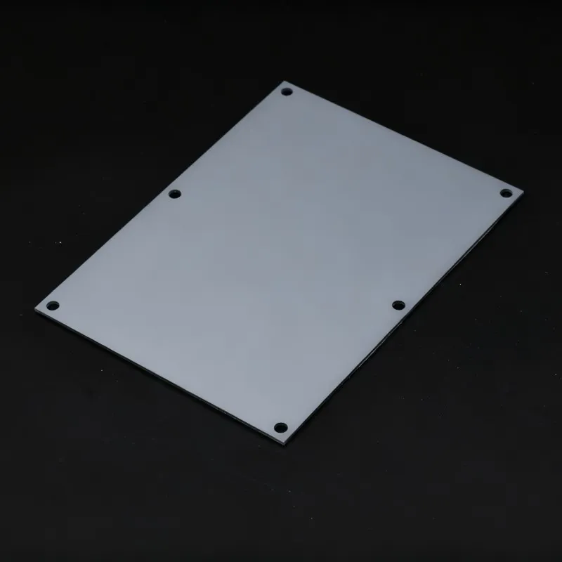 PC RF Plate with UV Coating, Printing, Grooving & Adhesive Bonding