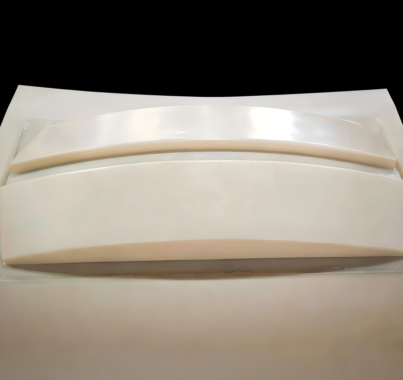 White ABS Automobile Baffle