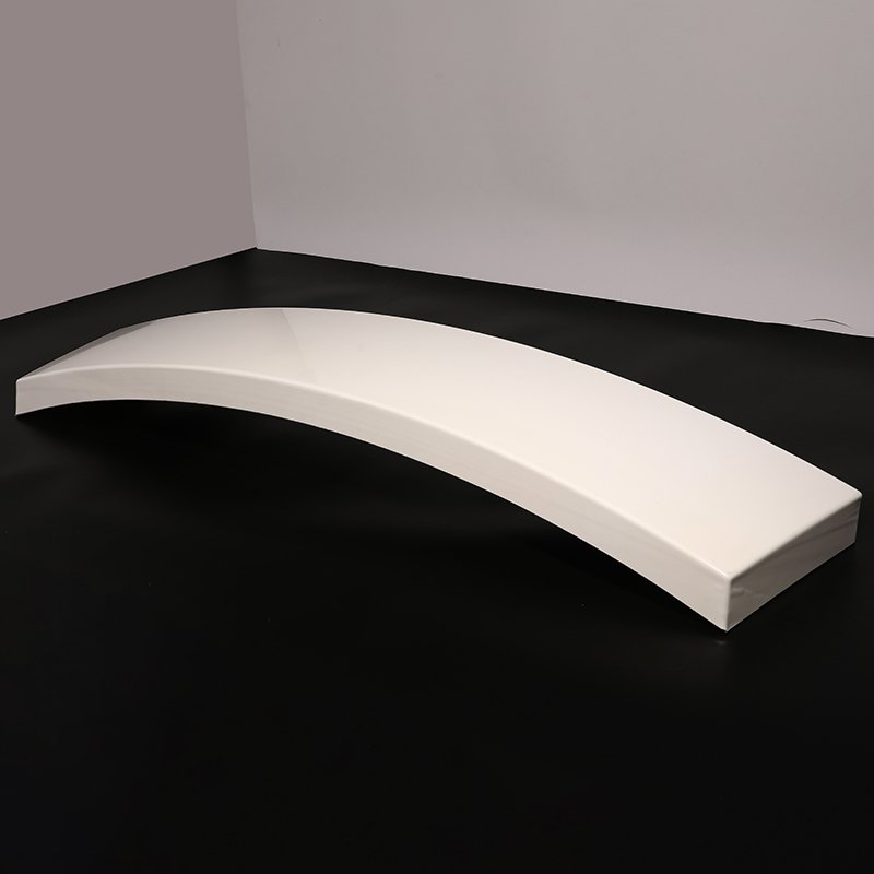 White ABS Automobile Baffle