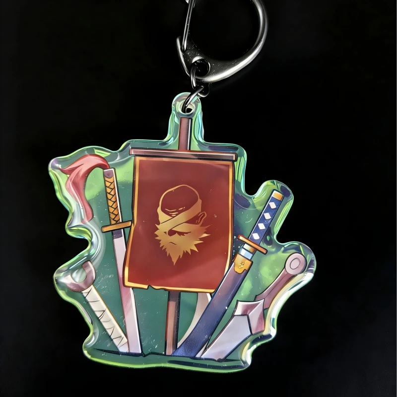 Bespoke Shape & Pattern Acrylic Keychains