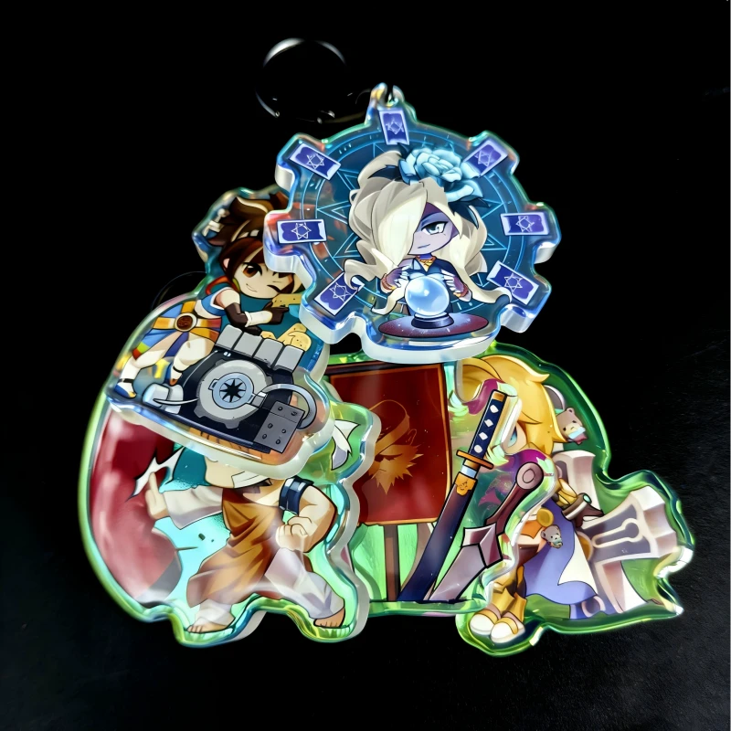 Bespoke Shape & Pattern Acrylic Keychains