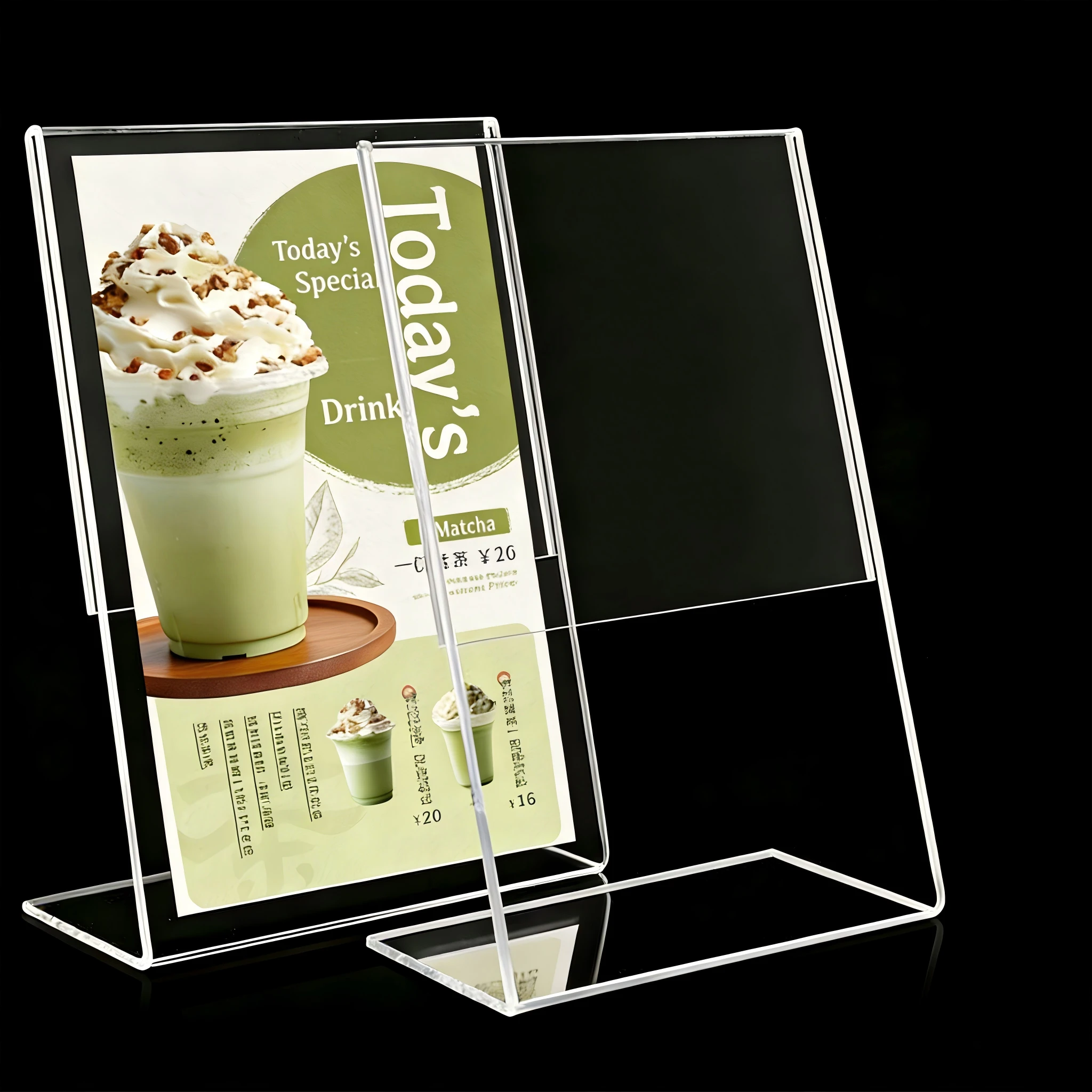 Custom Acrylic Menu Stands