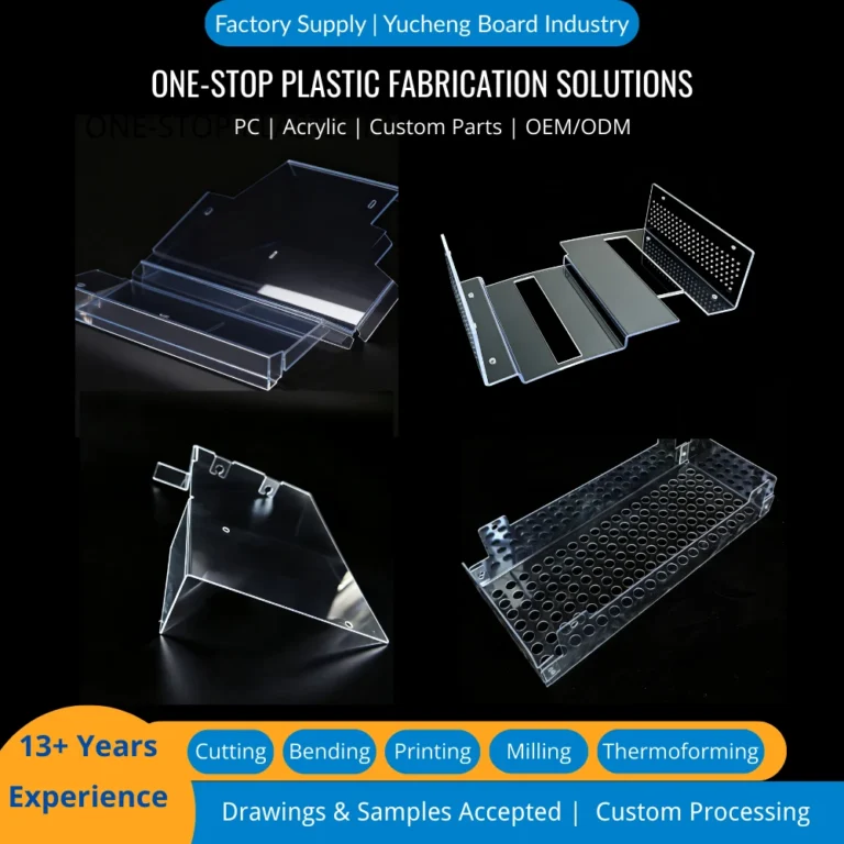 Kundenspezifische Herstellung von transparenten Polycarbonat (PC)-Platten