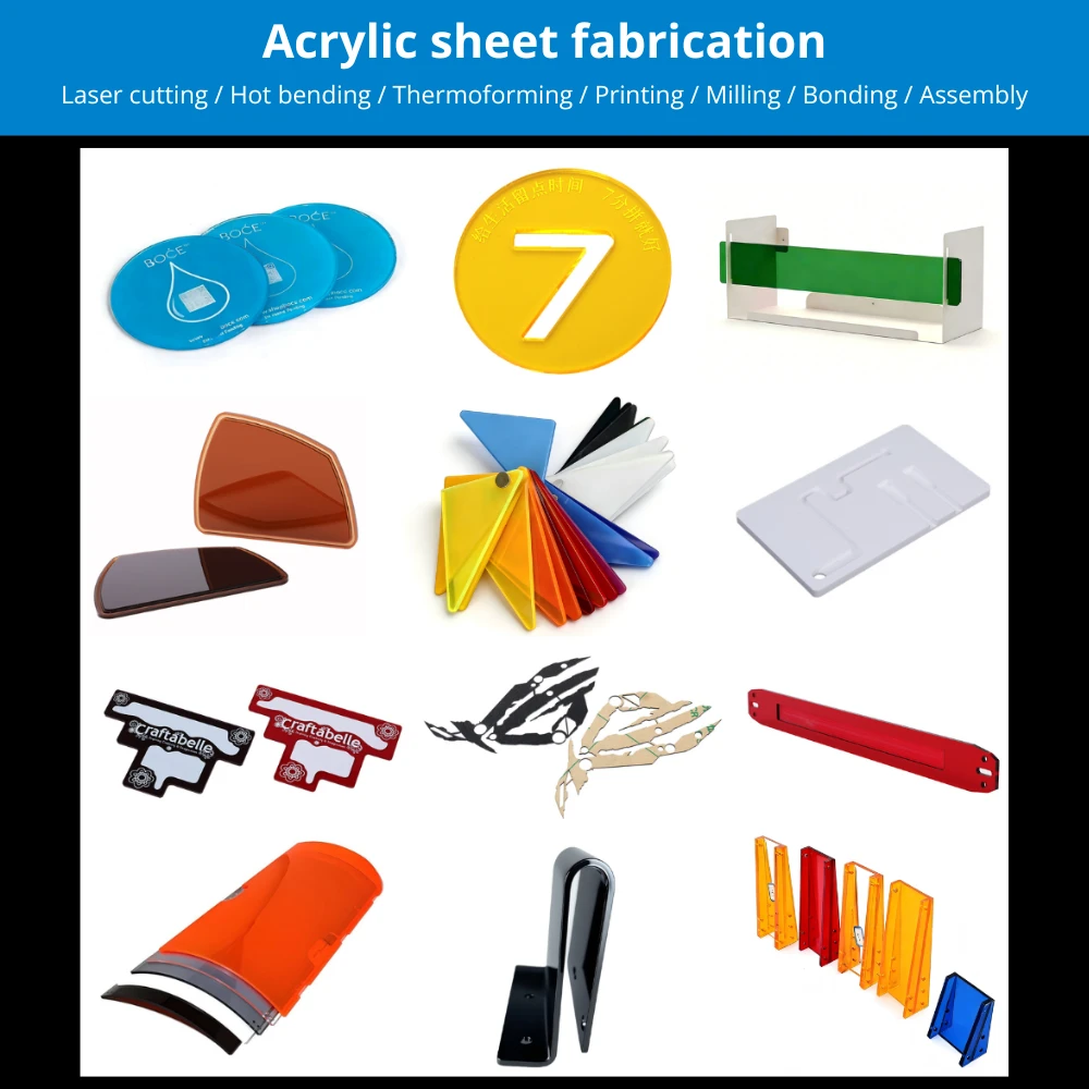 Acrylic sheet fabrication