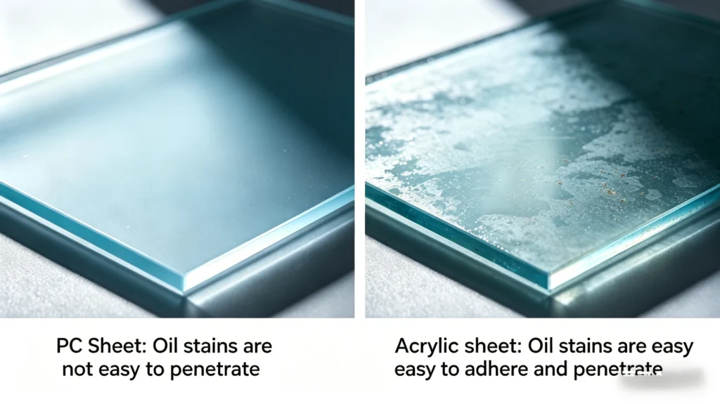 Polycarbonate vs Acrylic: Oil Resistance
