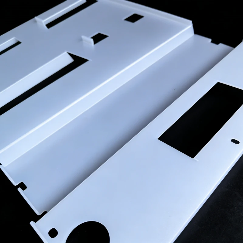 White polycarbonate Protective Baffle
