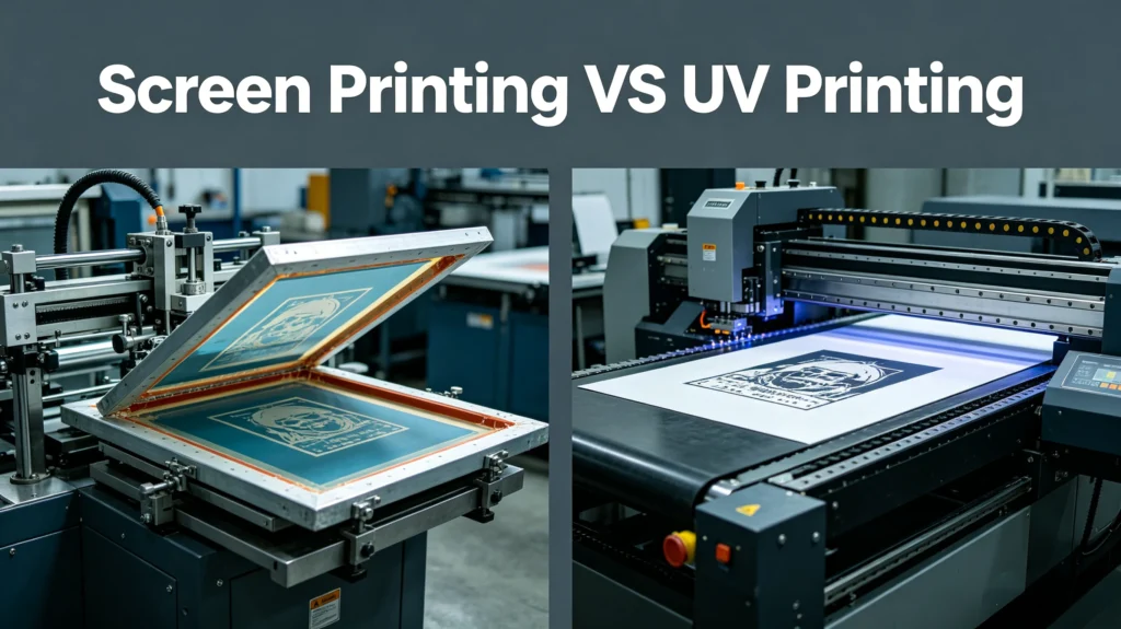 Screen Printing vs UV Printing