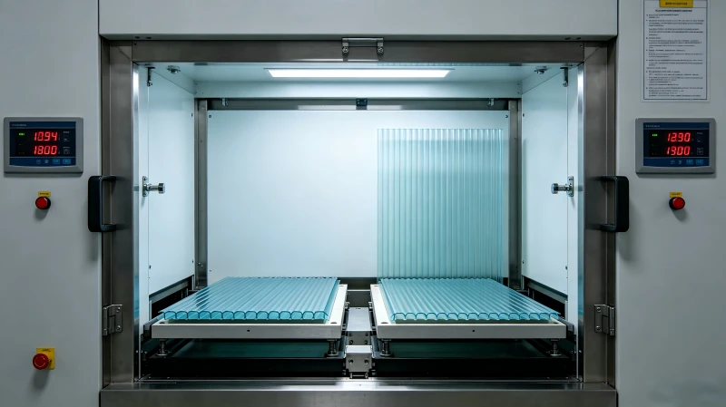 Heat insulation performance test: heat preservation effect gap between hollow sun sheet and solid PC