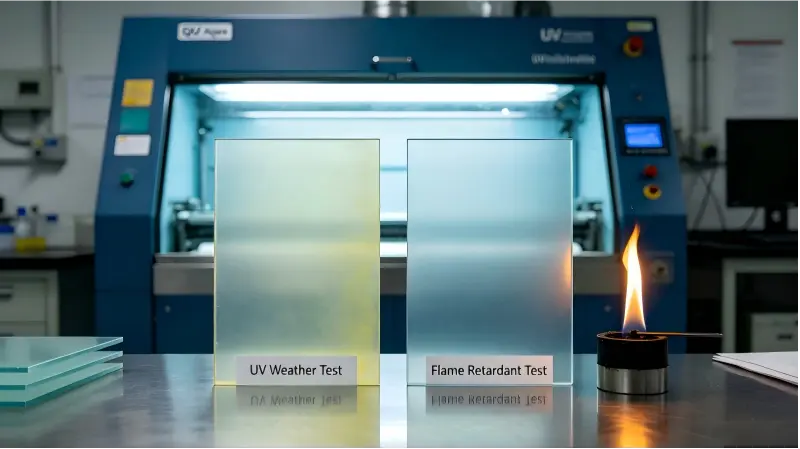 UV Weather Test & Flame Retardant Test