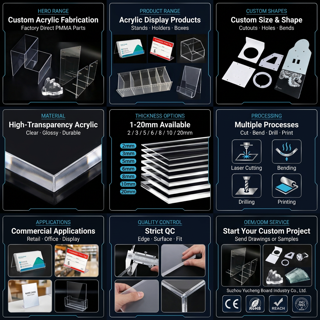 Custom Acrylic Sheet Fabrication