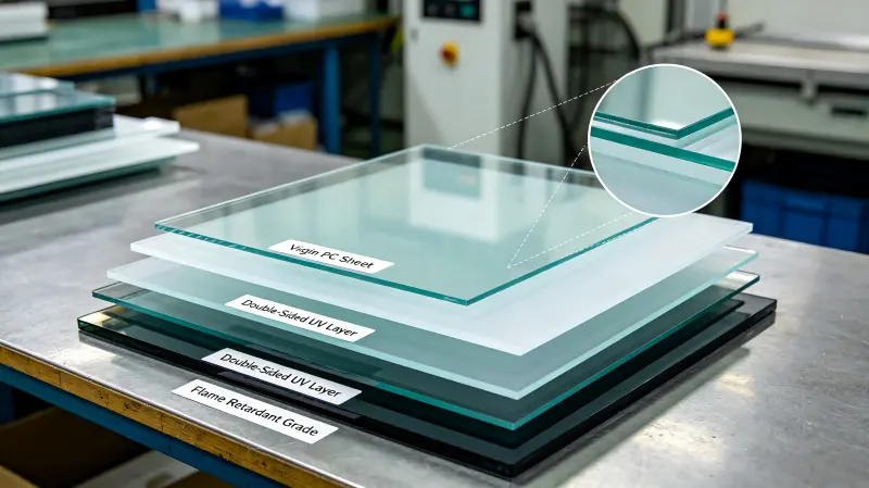 flame-retardant polycarbonate sheet