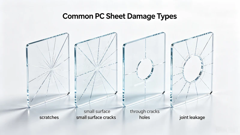How to Repair a Damaged Polycarbonate Sheet