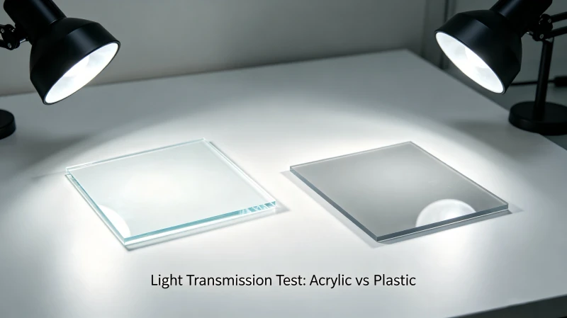 Light transmittance test:acrylic sheets and other plastics