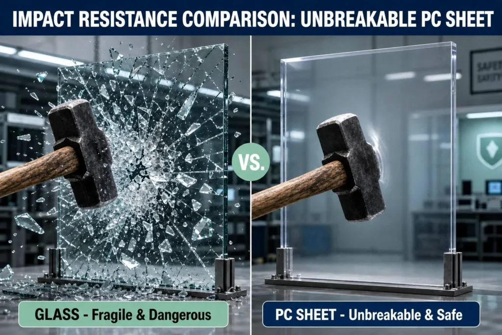 polycarbonate sheet toughness characteristics