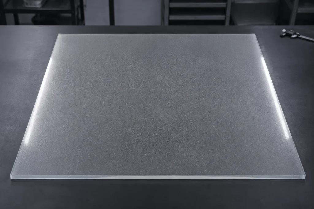 Extruded solid polycarbonate sheet