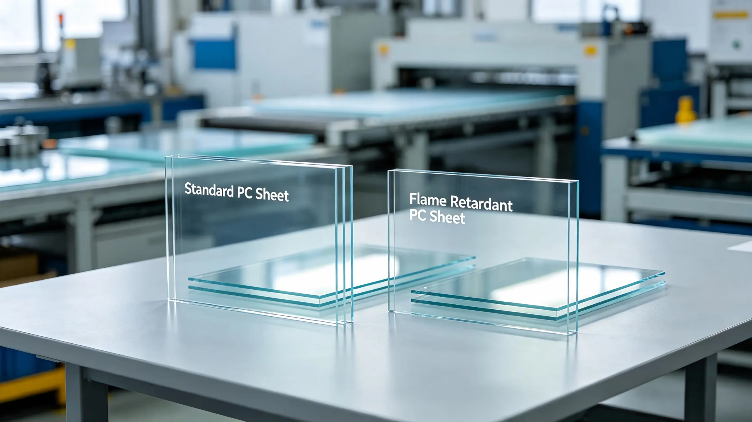 Flame Retardant PC Sheet VS Standard PC Sheet Comparison