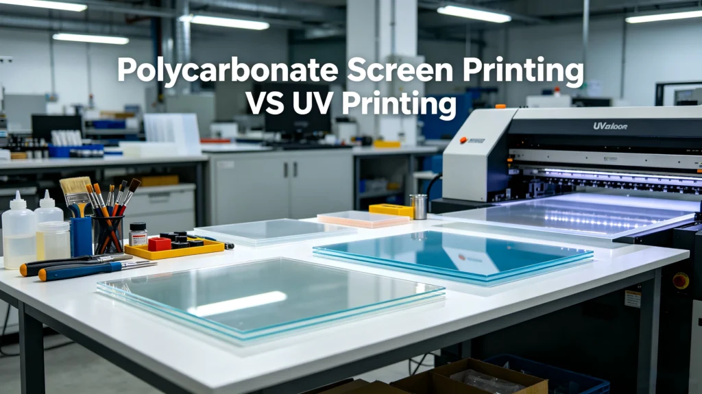 Differences and Applications of Polycarbonate Sheet Screen Printing and UV Printing