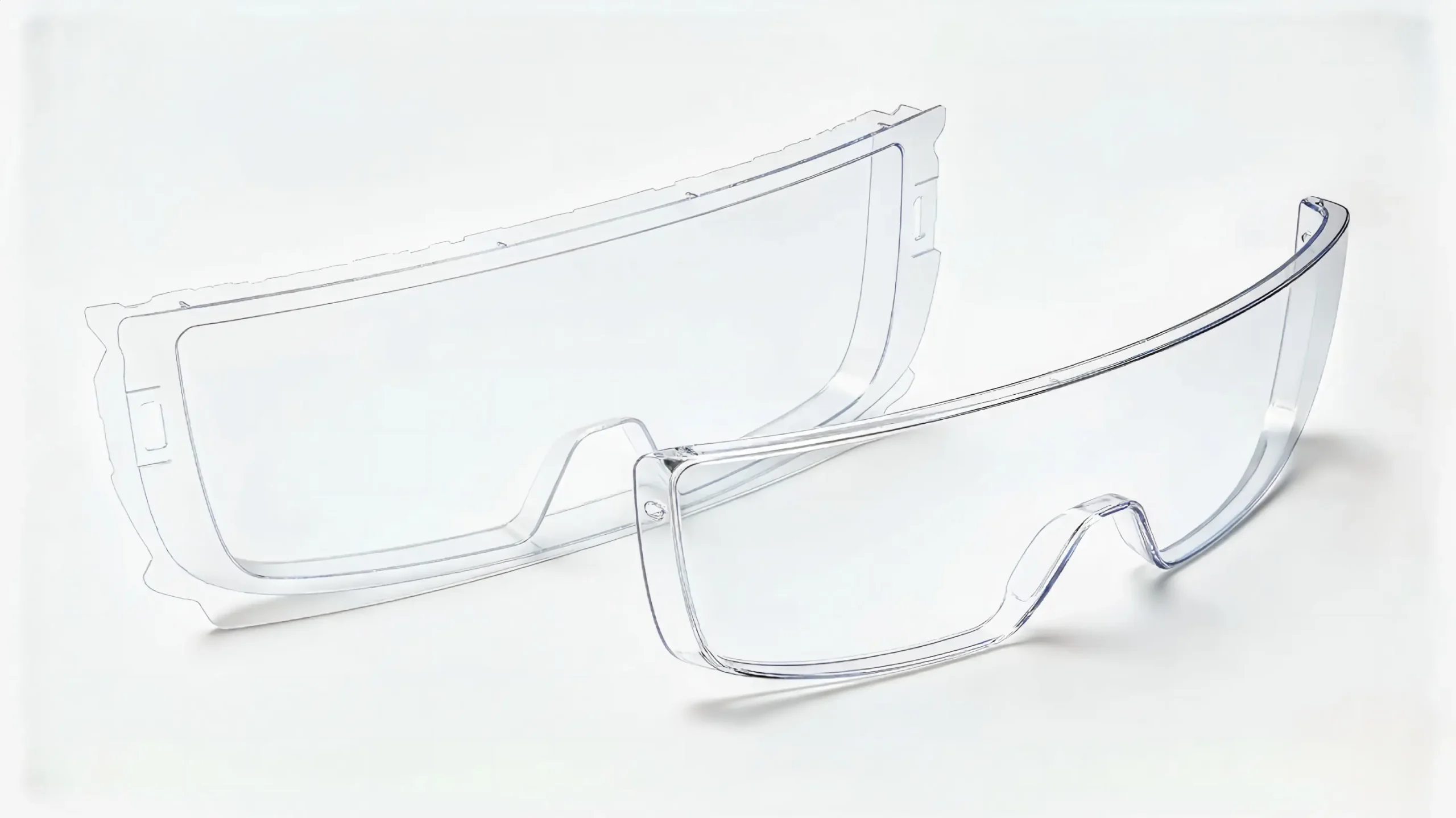 polycarbonate curved shell