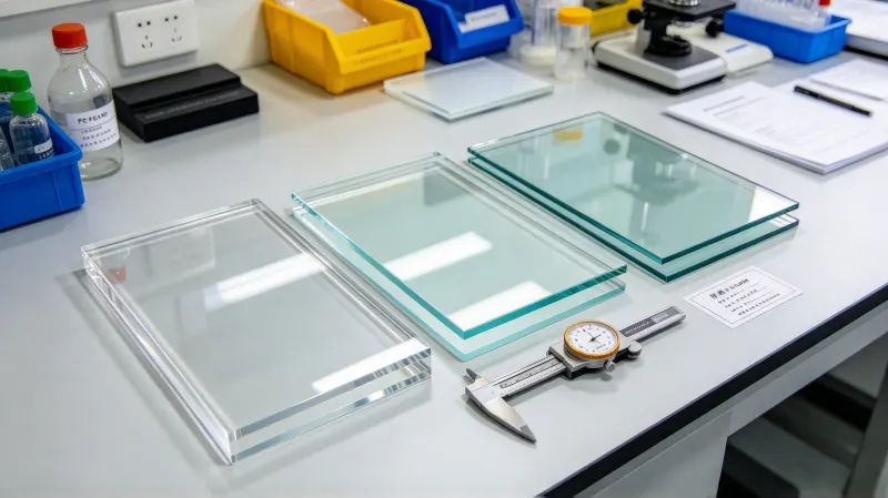 PC sheet acrylic glass comparison